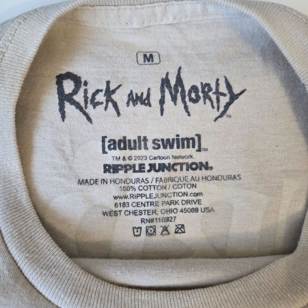 🛸 Rick and Morty “Wubba Lubba Dub Dub” Graphic T-Shirt | Size M | Like New - Picture 9 of 10